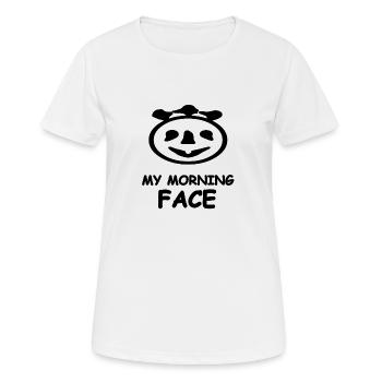 Été - T-shirt respirant Femme - blanc - Devant - AI Model Female 172 dark (172cm)