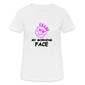 Été - T-shirt respirant Femme - blanc - Devant - AI Model Female 172 dark (172cm)