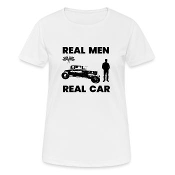 Car - Women's Breathable T-Shirt - white - Front - AI Model Female 172 dark (172cm)