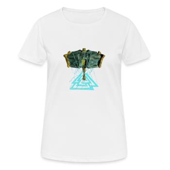DERNIER TONNERRE - T-shirt respirant Femme - blanc - Devant - AI Model Female 172 dark (172cm)