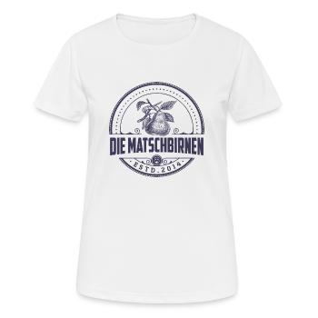 Matschbirnen einfarbig 1 - Frauen T-Shirt atmungsaktiv - Weiß - Vorne - AI Model Female 172 dark (172cm)