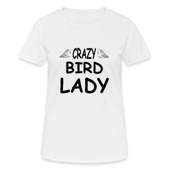 Wellensittich - Frauen T-Shirt atmungsaktiv - Weiß - Vorne - AI Model Female 172 dark (172cm)