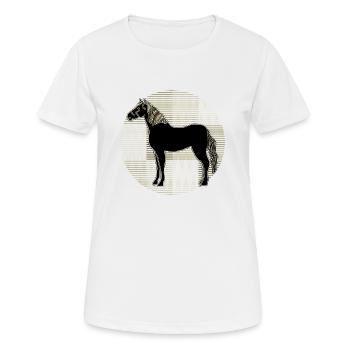 Bassin - T-shirt respirant Femme - blanc - Devant - AI Model Female 172 dark (172cm)