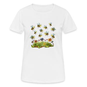 Insects - Women's Breathable T-Shirt - white - Front - AI Model Female 172 dark (172cm)