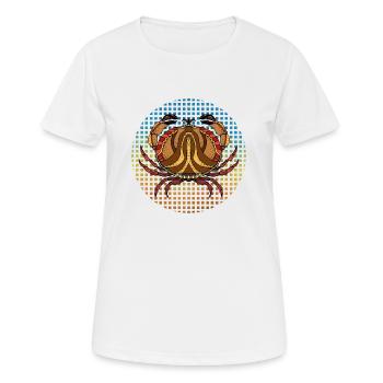 Crab - Women's Breathable T-Shirt - white - Front - AI Model Female 172 dark (172cm)