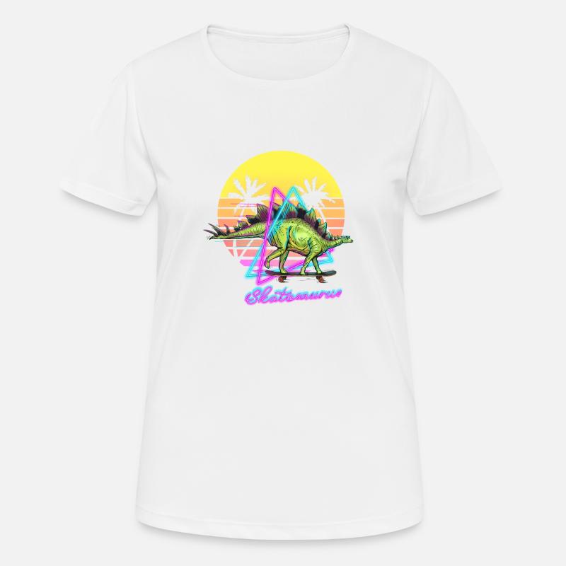 Skatosaurus - Women's Breathable T-Shirt - white