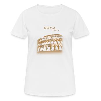 Latin locution rome colisé leewarddesign - Women's Breathable T-Shirt - white - Front - AI Model Female 172 dark (172cm)