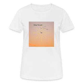 Feeling Passionate - Frauen T-Shirt atmungsaktiv - Weiß - Vorne - AI Model Female 172 dark (172cm)