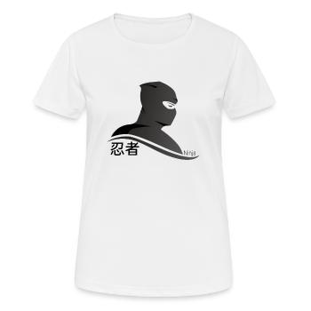 Ninja - T-shirt respirant Femme - blanc - Devant - AI Model Female 172 dark (172cm)