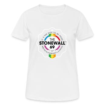 the stonewall pride 1969 gay - Frauen T-Shirt atmungsaktiv - Weiß - Vorne - AI Model Female 172 dark (172cm)