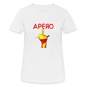 APERO MAIN BAD GIRL - Women's Breathable T-Shirt - white - Front - AI Model Female 172 dark (172cm)