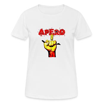 APERO MAIN BAD BOY - Women's Breathable T-Shirt - white - Front - AI Model Female 172 dark (172cm)