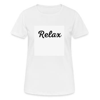 Se détendre - T-shirt respirant Femme - blanc - Devant - AI Model Female 172 dark (172cm)