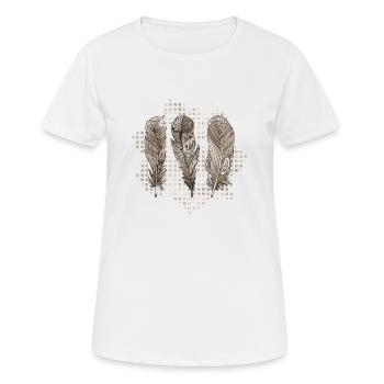 Stylo - T-shirt respirant Femme - blanc - Devant - AI Model Female 172 dark (172cm)