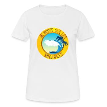 vacancy - Women's Breathable T-Shirt - white - Front - AI Model Female 172 dark (172cm)