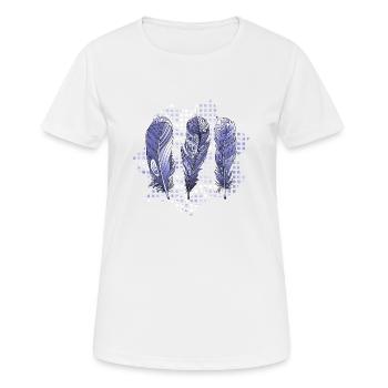 Stylo - T-shirt respirant Femme - blanc - Devant - AI Model Female 172 dark (172cm)