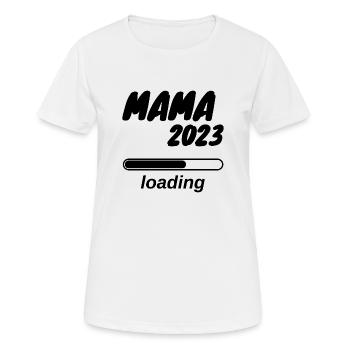 Chargement de Mama 2023 - T-shirt respirant Femme - blanc - Devant - AI Model Female 172 dark (172cm)