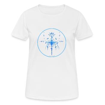 Mystique Collection ~ light blue ~ n°4 - Women's Breathable T-Shirt - white - Front - AI Model Female 172 dark (172cm)