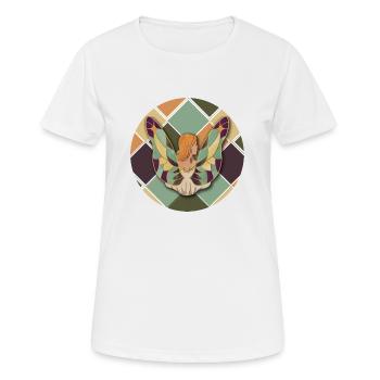 Waldfee - Frauen T-Shirt atmungsaktiv - Weiß - Vorne - AI Model Female 172 dark (172cm)