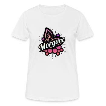 Morgan - Women's Breathable T-Shirt - white - Front - AI Model Female 172 dark (172cm)