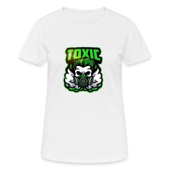 Giftig - Frauen T-Shirt atmungsaktiv - Weiß - Vorne - AI Model Female 172 dark (172cm)