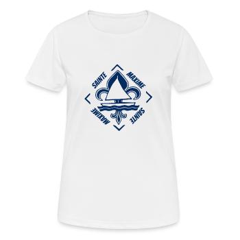 Sainte Maxime Provence Alpes Côte d'Azur France - Women's Breathable T-Shirt - white - Front - AI Model Female 172 dark (172cm)