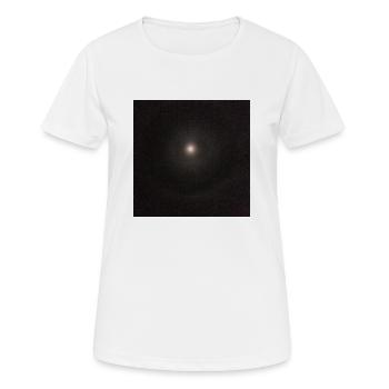Lune avec anneau - T-shirt respirant Femme - blanc - Devant - AI Model Female 172 dark (172cm)