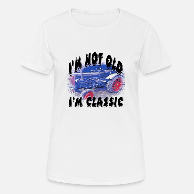 Tractor - Women's Breathable T-Shirt - white