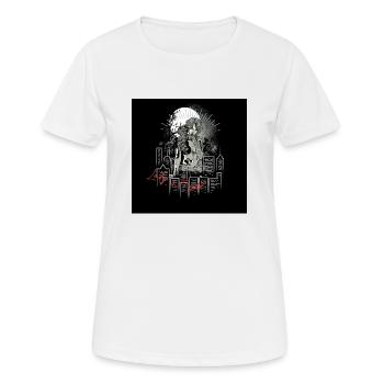 Nuit de la Dame - T-shirt respirant Femme - blanc - Devant - AI Model Female 172 dark (172cm)