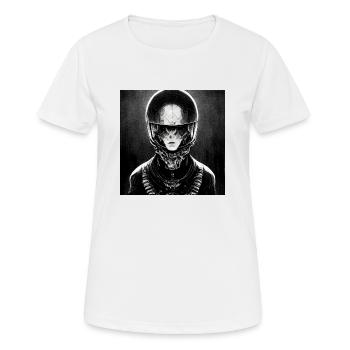 Telephone booth with plants - Women's Breathable T-Shirt - white - Front - AI Model Female 172 dark (172cm)
