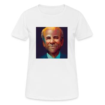 Président Usa - T-shirt respirant Femme - blanc - Devant - AI Model Female 172 dark (172cm)