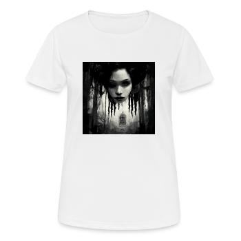 Der Sound Of Silence Horror - Frauen T-Shirt atmungsaktiv - Weiß - Vorne - AI Model Female 172 dark (172cm)