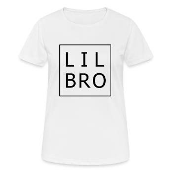 LIL BRO - Women's Breathable T-Shirt - white - Front - AI Model Female 172 dark (172cm)