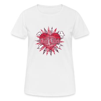Bad Chick - Women's Breathable T-Shirt - white - Front - AI Model Female 172 dark (172cm)