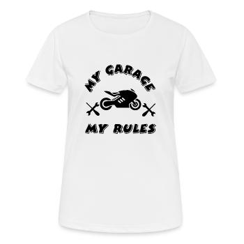 Garage - T-shirt respirant Femme - blanc - Devant - AI Model Female 172 dark (172cm)