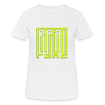 penser fausses pensées positives méditation heureuse - T-shirt respirant Femme - blanc - Devant - AI Model Female 172 dark (172cm)