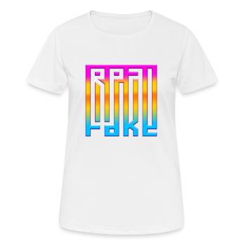 penser fausses pensées positives méditation heureuse - T-shirt respirant Femme - blanc - Devant - AI Model Female 172 dark (172cm)