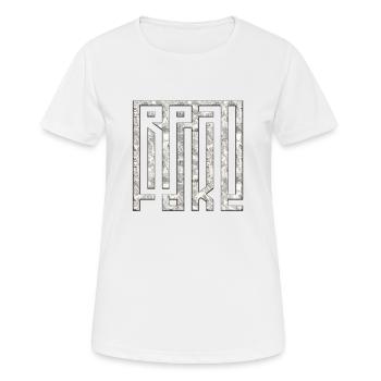 penser fausses pensées positives méditation heureuse - T-shirt respirant Femme - blanc - Devant - AI Model Female 172 dark (172cm)