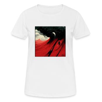 red sky - T-shirt respirant Femme - blanc - Devant - AI Model Female 172 dark (172cm)