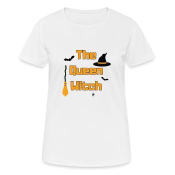 The Queen WITCH - Women's Breathable T-Shirt - white - Front - AI Model Female 172 dark (172cm)