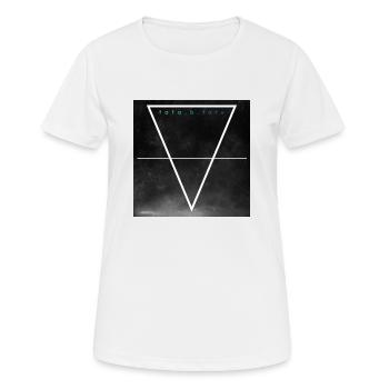 Natur. - Frauen T-Shirt atmungsaktiv - Weiß - Vorne - AI Model Female 172 dark (172cm)