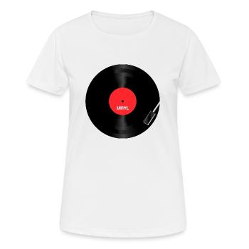 Vinyle - T-shirt respirant Femme - blanc - Devant - AI Model Female 172 dark (172cm)