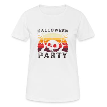Halloween Party - T-shirt respirant Femme - blanc - Devant - AI Model Female 172 dark (172cm)