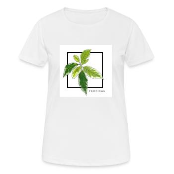 TROPICAL - T-shirt respirant Femme - blanc - Devant - AI Model Female 172 dark (172cm)