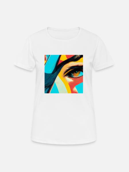 comic pop art - Women's Breathable T-Shirt - white