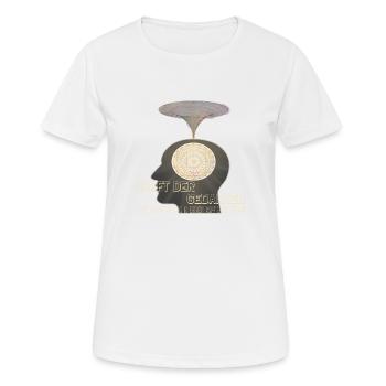 Kraft der Gedanken - Frauen T-Shirt atmungsaktiv - Weiß - Vorne - AI Model Female 172 dark (172cm)
