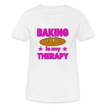 Cuire - T-shirt respirant Femme - blanc - Devant - AI Model Female 172 dark (172cm)