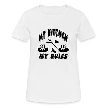 Kitchen - Women's Breathable T-Shirt - white - Front - AI Model Female 172 dark (172cm)