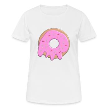 Doughnut - Women's Breathable T-Shirt - white - Front - AI Model Female 172 dark (172cm)