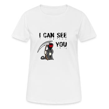 Halloween Creepy Cemetery Sensemann Death Vampires - T-shirt respirant Femme - blanc - Devant - AI Model Female 172 dark (172cm)